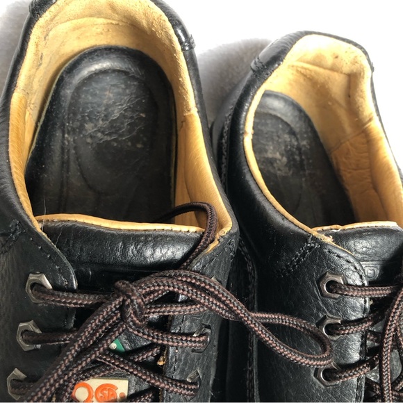 Dakota Oxford Lace Up Black Leather Safety Shoes / Boots Size 12W - Picture 2 of 15